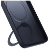 3MK Smoke Case Mag&Stand case for Apple iPhone 16 Pro Max, polycarbonate, black