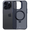 3MK Smoke Case Mag&Stand case for Apple iPhone 16 Pro Max, polycarbonate, black