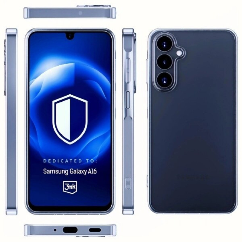 3MK Clear Case for Samsung Galaxy A16, transparent