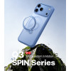 TORRAS Ostand Q3 Spin Case for Apple iPhone 18 Pro Max / 17 Pro Max, MagSafe, Blue