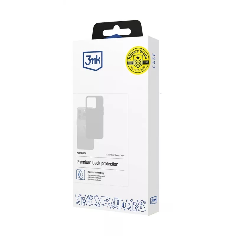 3MK Matt Case for Xiaomi Poco F6, black