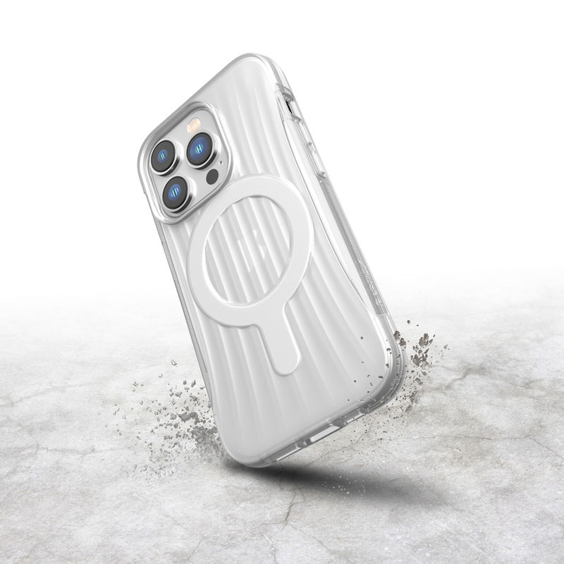 X-Doria Raptic Clutch MagSafe Case for Apple iPhone 14 Pro, Clear