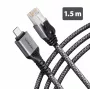 AXAGON ADE-CM15 USB-C Gigabit Ethernet Adapter with Integrated 1.5 m CAT6 Cable, RJ-45
