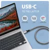 AXAGON ADE-CM15 USB-C Gigabit Ethernet Adapter with Integrated 1.5 m CAT6 Cable, RJ-45
