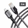AXAGON ADE-CM20 USB-C Gigabit Ethernet Adapter with Integrated 2 m CAT6 Cable, RJ-45