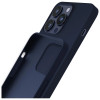3MK Silicone Case for Apple iPhone 16 Pro Max, navy blue