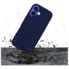 3MK Silicone Case for Apple iPhone 16 Plus, navy blue