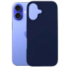 3MK Silicone Case for Apple iPhone 16 Plus, navy blue