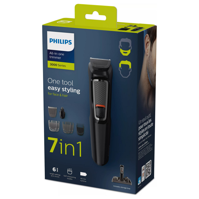 Philips Series 3000 MG3721/14 All-in-One Trimmer, Black