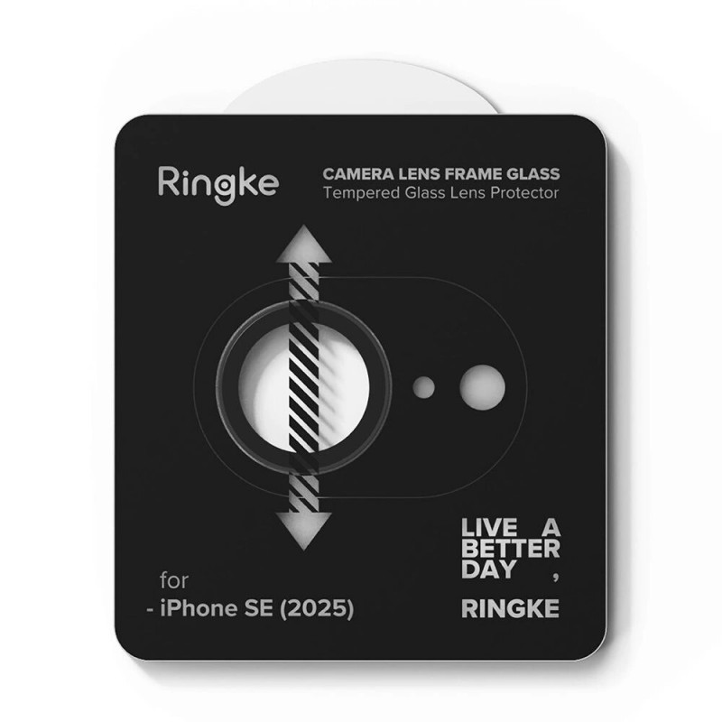 Ringke Camera Frame Protector for Apple iPhone 17e / 16e, Black (2 pcs)
