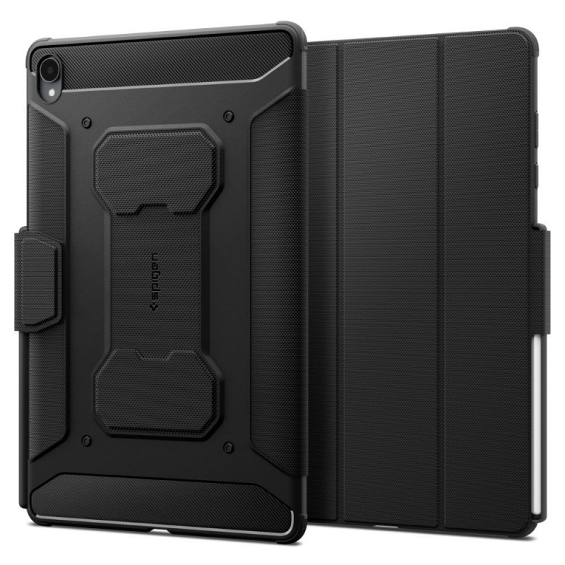Spigen Rugged Armor ACS11822 Tablet Case for Samsung Galaxy Tab S12+ 12.6 (X840 / X846b), Matte Black