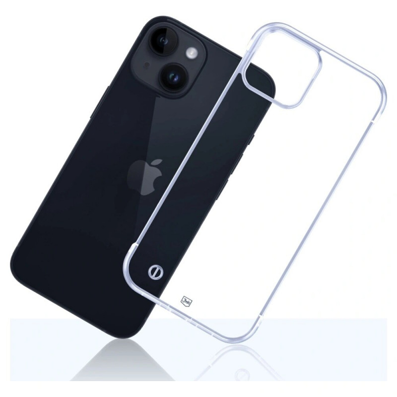 3mk Just20g Clear Case Apple iPhone 15 Plus smartphone case, transparent
