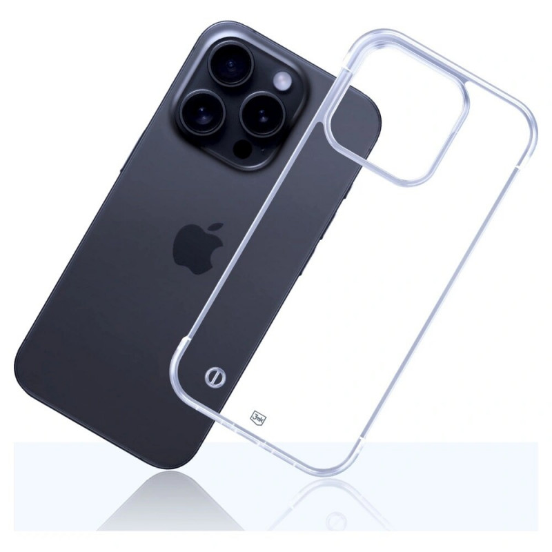 3mk Just20g Clear Case Apple iPhone 15 Pro Max smartphone case, transparent