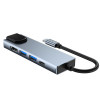 Tech-Protect V3 5in1 USB-C hub, grey