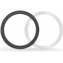 Tech-Protect MagMat MagSafe universal magnetic ring, black & silver (2 pcs)