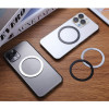 Tech-Protect MagMat MagSafe universal magnetic ring, black & silver (2 pcs)