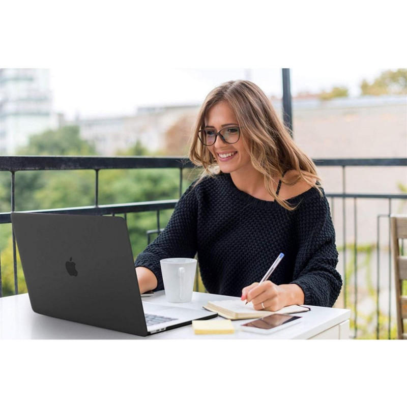 Tech-Protect SmartShell case for Apple MacBook Air 13 2022-2024, matte black