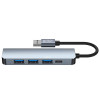 Tech-Protect V0-HUB 5in1 USB-A hub, grey