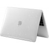 Tech-Protect SmartShell case for Apple MacBook Air 13 2022-2024, glitter clear
