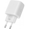 Tech-Protect C20W 2-port wall charger, USB-C PD 20W and USB-A QC 3.0, white
