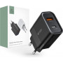 Tech-Protect C30W 2-port wall charger, USB-C PD 30W and USB-A QC 3.0, black