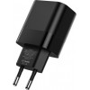 Tech-Protect C30W 2-port wall charger, USB-C PD 30W and USB-A QC 3.0, black
