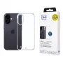 3mk Just20g Clear Case Apple iPhone 16 smartphone case, transparent