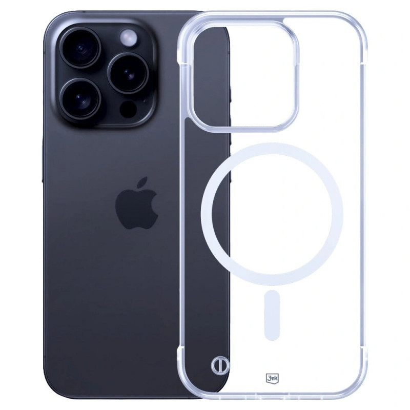 3mk Just20g MagCase Apple iPhone 14 Pro smartphone case, transparent