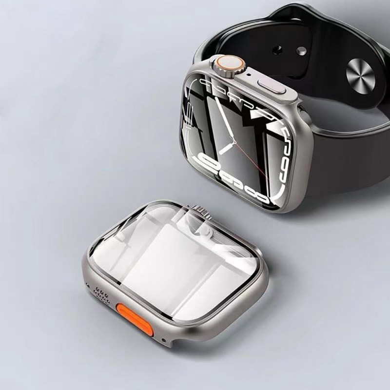 Tech-Protect Defense360 case for Apple Watch 4/5/6/7/8/9/SE 44/45 mm, black/orange