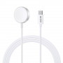 Tech-Protect UltraBoost magnetic charger for Apple Watch, USB-C, 120 cm, white