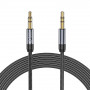 Tech-Protect UltraBoost 3.5 mm mini jack to 3.5 mm mini jack cable, 1.5 m, black