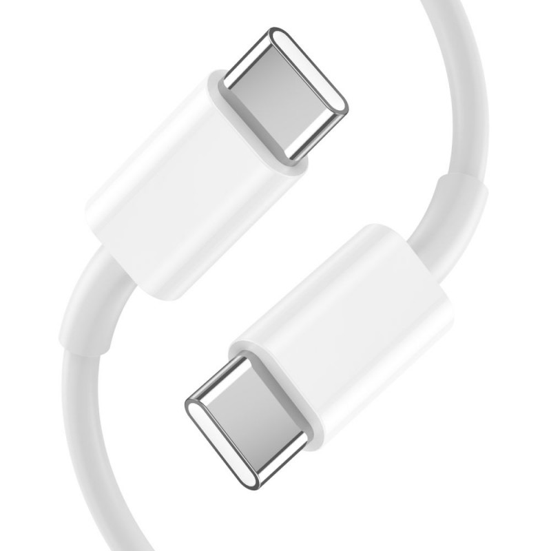 Tech-Protect C20W 2-port wall charger PD 20W QC 3.0 with USB-C cable, white