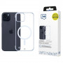 3mk Just20g MagCase Apple iPhone 15 Plus smartphone case, transparent