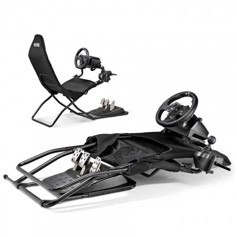 Next Level Racing GTLite Air foldable cockpit, SIMAERO mesh, black