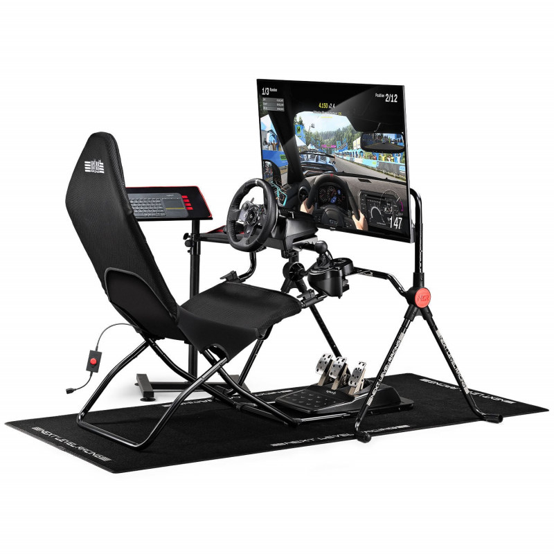 Next Level Racing GTLite Air foldable cockpit, SIMAERO mesh, black