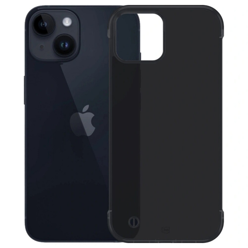 3mk Just20g Matt Case Apple iPhone 15 Plus smartphone case, matte black