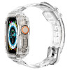 Spigen Rugged Armor Pro Strap Case for Apple Watch Ultra 49 mm, Crystal Clear