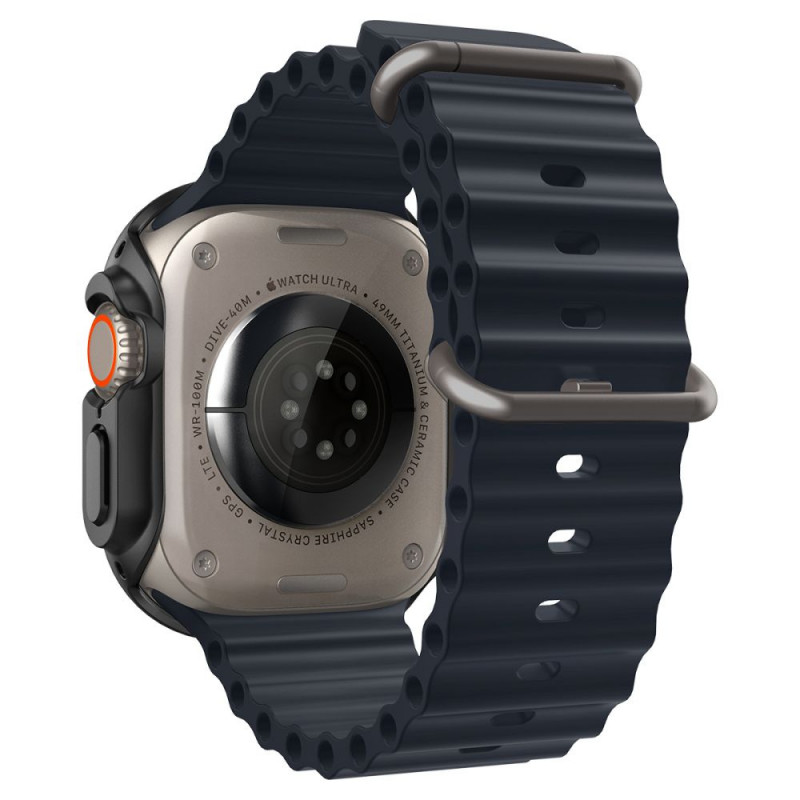 Spigen Thin Fit Case for Apple Watch Ultra 1 / 2 / 3 49 mm, Black
