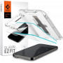 Spigen GLAS.tR EZ Fit Tempered Glass for Apple iPhone 14 Pro, Clear (2 pcs)