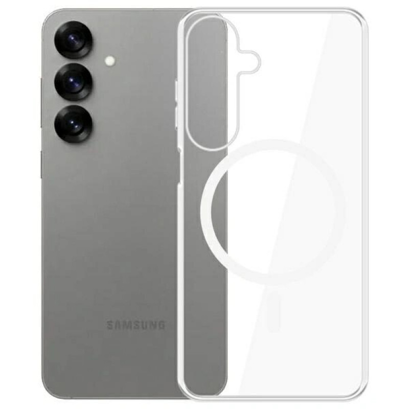 3MK Clear MagCase for Samsung Galaxy S25+, MagSafe, transparent