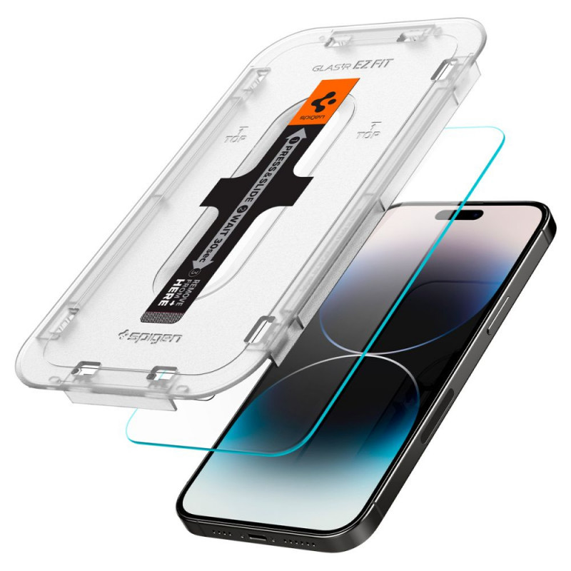 Spigen GLAS.tR EZ Fit Tempered Glass for Apple iPhone 14 Pro Max (2 pcs)