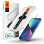 Spigen GLAS.tR EZ Fit Tempered Glass for Apple iPhone 13 / 13 Pro / 14 / 16e / 17e, Clear