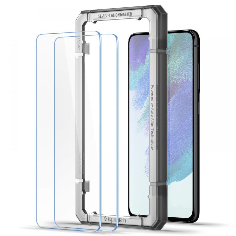 Spigen AlignMaster GLAS.tR Tempered Glass for Samsung Galaxy S21 FE (2 pcs)