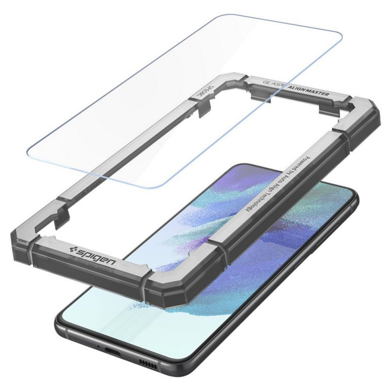 Spigen AlignMaster GLAS.tR Tempered Glass for Samsung Galaxy S21 FE (2 pcs)
