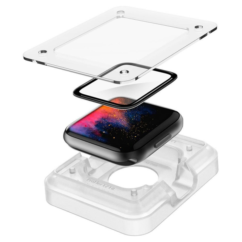 Spigen ProFlex EZ Fit AFL01220 hybrid glass screen protector for Apple Watch 4/5/6/7/8/9/SE 44/45 mm