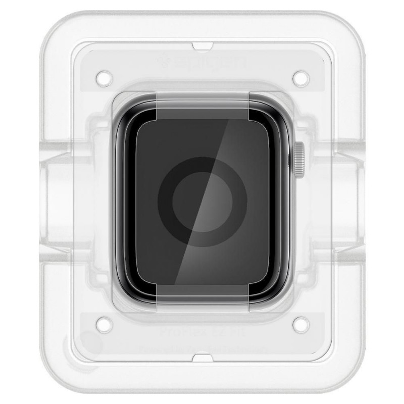 Spigen ProFlex EZ Fit AFL01220 hybrid glass screen protector for Apple Watch 4/5/6/7/8/9/SE 44/45 mm