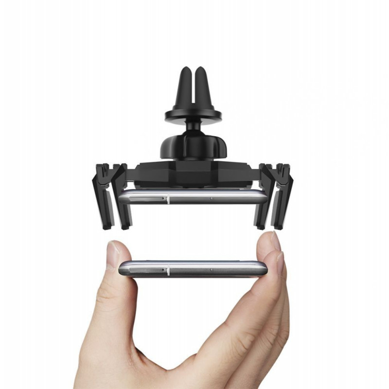Spigen Click.r 000CP26265 car air vent phone mount, black