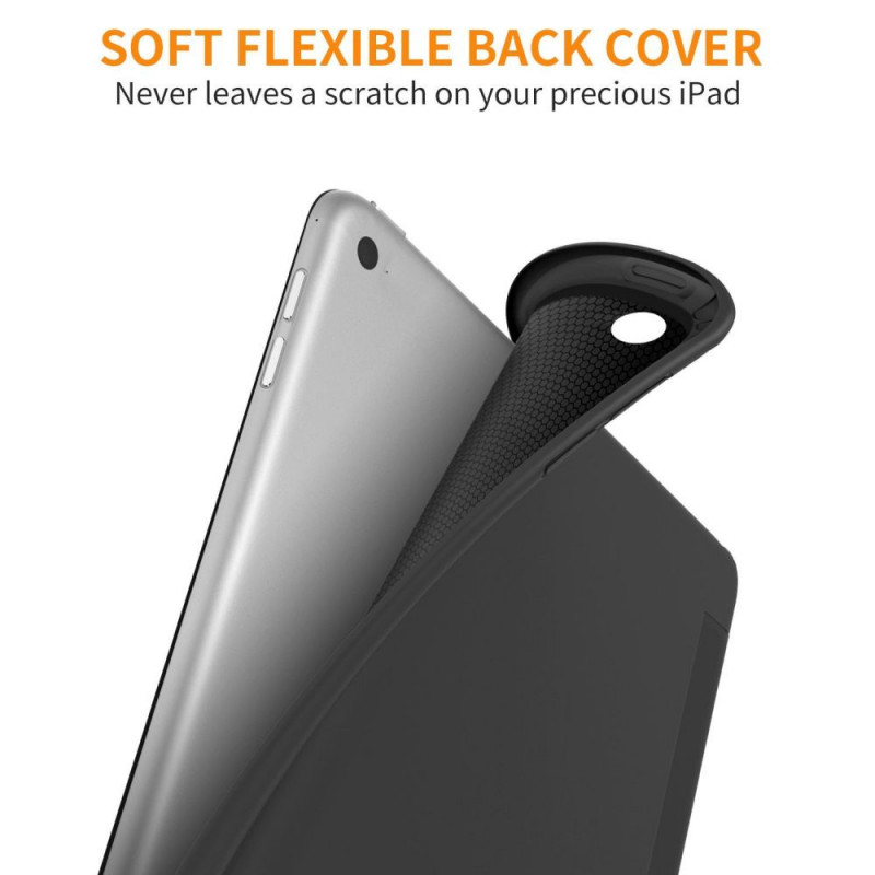 Tech-Protect Smartcase THP770BLK case for Apple iPad 9.7 (2017/2018, 5th/6th Gen), black