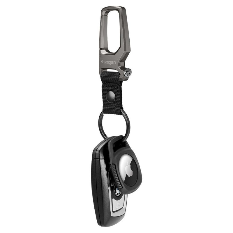 Spigen Rugged Armor Case for Apple AirTag, Matte Black