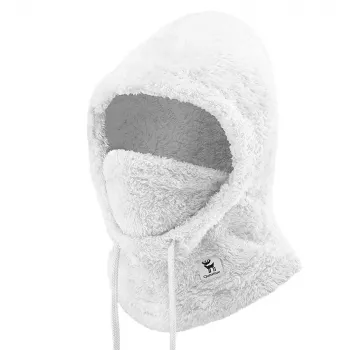 Qunature Arctic Velvet ski balaclava, size M, white